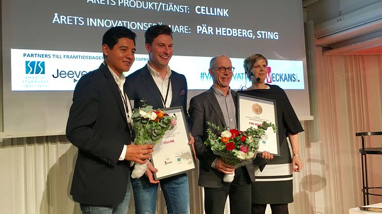 STINGs VD och grundare utsedd till Årets innovationsfrämjare