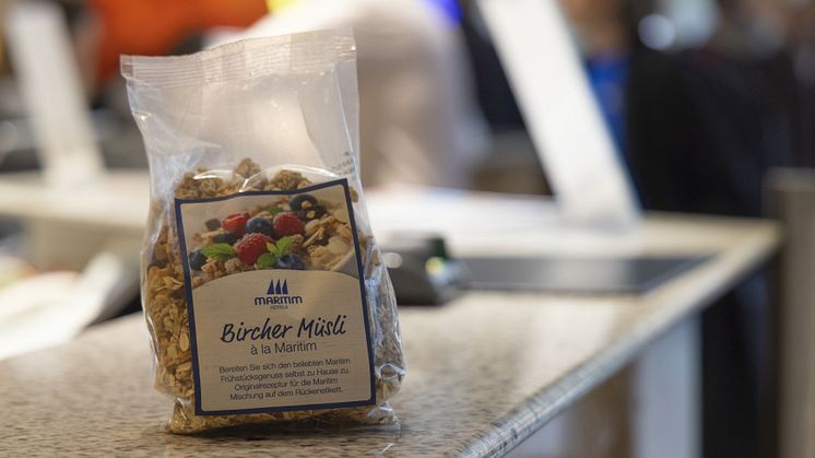 One of the absolute favourites of the hotel’s guests: Maritim Bircher Muesli, an indispensable part of the signature breakfast buffet.