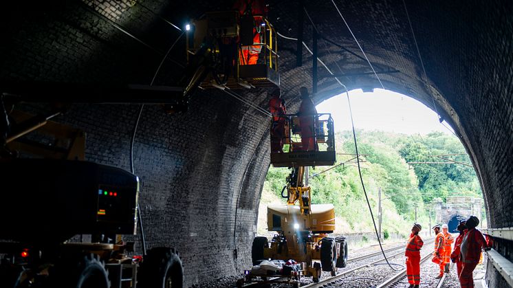 Engineers work between Welwyn and Hitchin to deliver ECDP