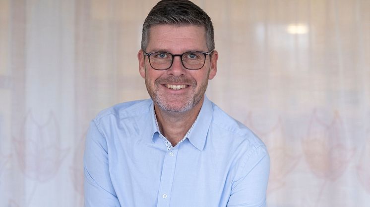 Fredrik Hedlund ny förbundsrektor i Sensus studieförbund. Fotograf Torsten Sundberg.