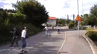 Freebord åkning i Skövde