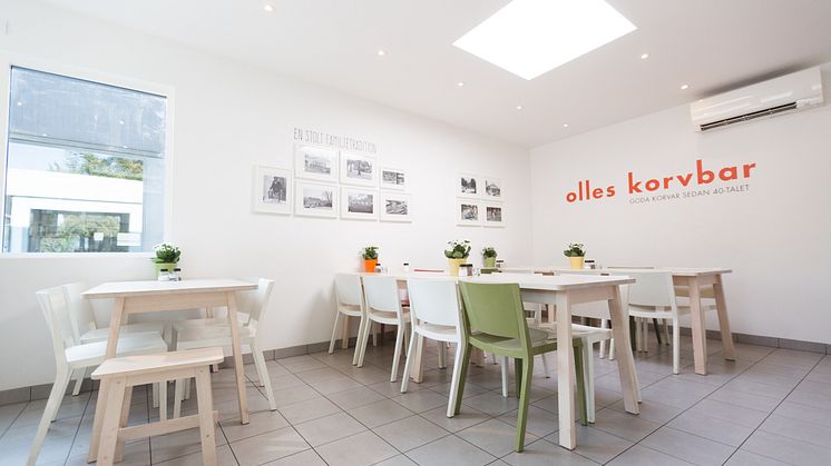 Restaurangens fantastiska interiör
