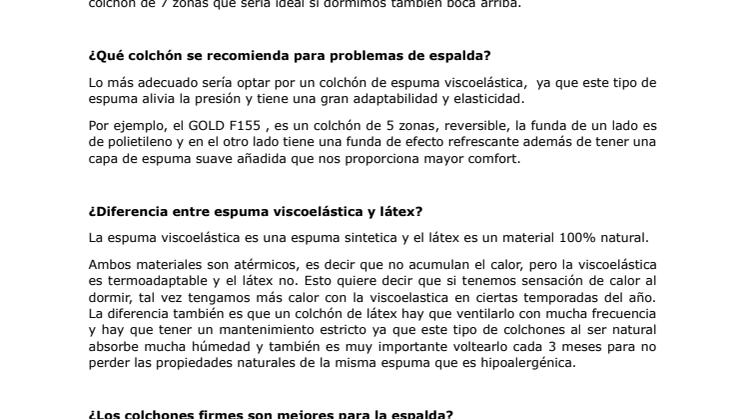 Preguntas frecuentes de los clientes al momento de elegir un colchón
