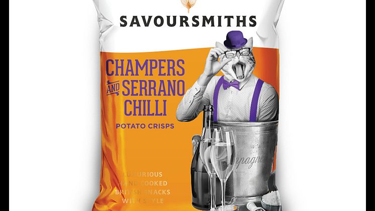 Champagne och Serranochili – bubbliga och kryddiga chips