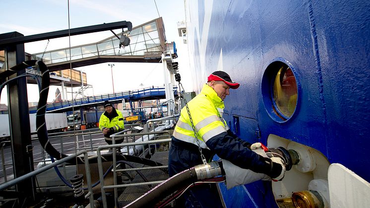 Fjärrvärmeanslutningen av Stena Danica är ett bra exempel på utanför-boxen-tänk tycker juryn.