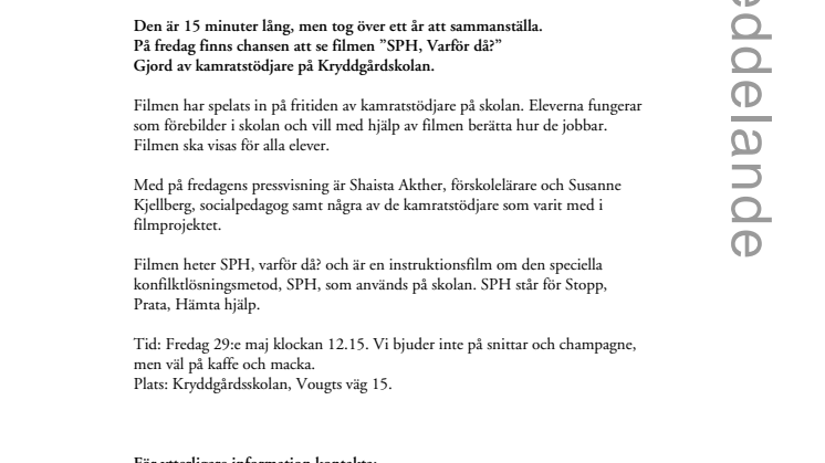 Filmpremiär i Rosengård