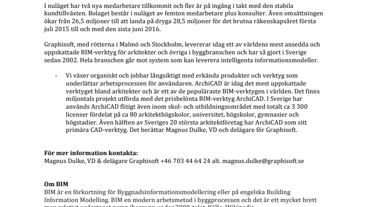 Expanderar i Malmö, Stockholm och Göteborg