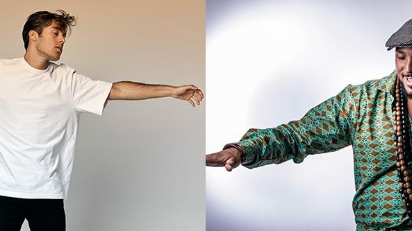 Benjamin Ingrosso och Kaliffa uppträder på Victoriakonserten