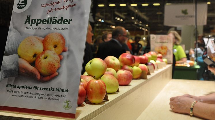 Folke och Trulsa nya fruktnamn i trädgården