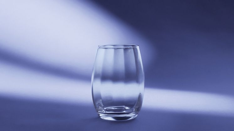 Brillant vannglass