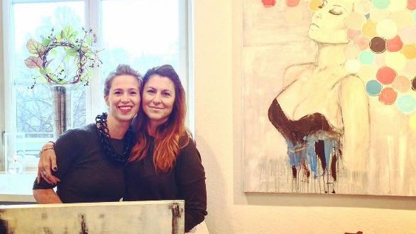 Karin Holmström och Madeleine Santiago Elofsson