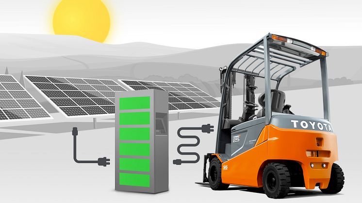 Toyota Material Handling Europe och Eneo Solutions samarbetare i ett strategiskt solprogram