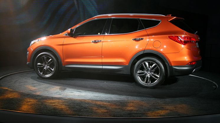 Nye Hyundai Santa Fe; venstre side