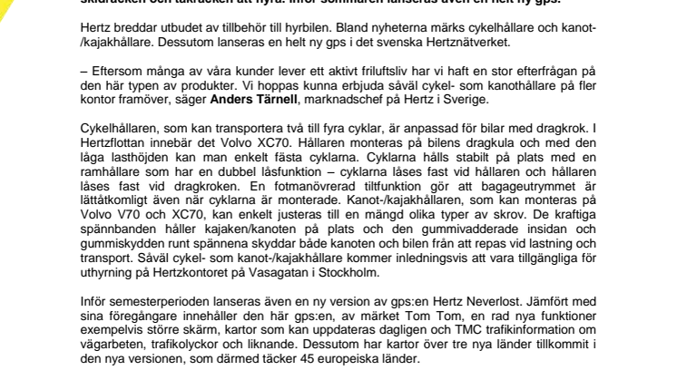Ta med cykeln och kanoten på bilsemestern i sommar
