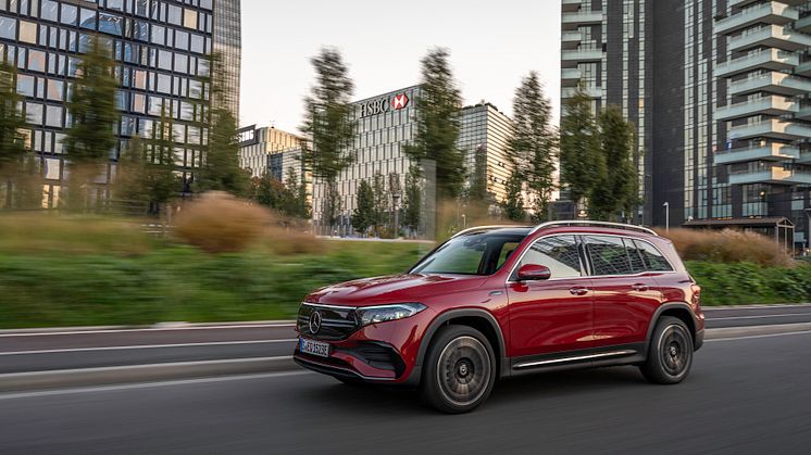 EQB: Den første elektriske syvpersoners kompakt-SUV fra Mercedes er klar til danskerne