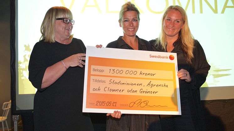 GöteborgsVarvet delar ut 1,3 miljoner till välgörenhet