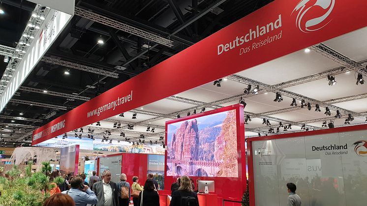 ITB Berlin 2023 - Stand der Deutschen Zentrale für Tourismus (DZT)