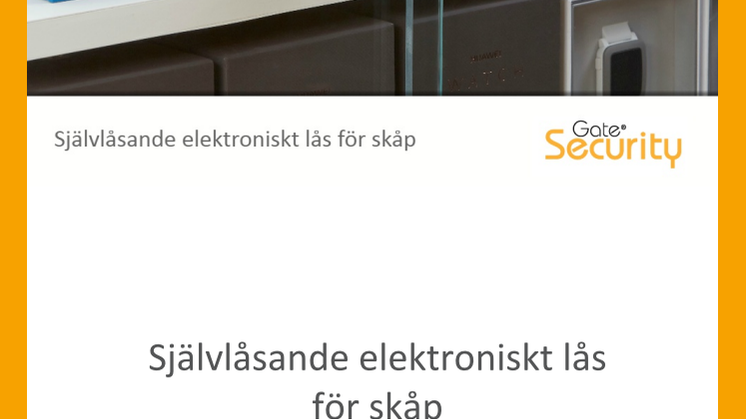 PDF: Självlåsande elektroniskt lås för skåp