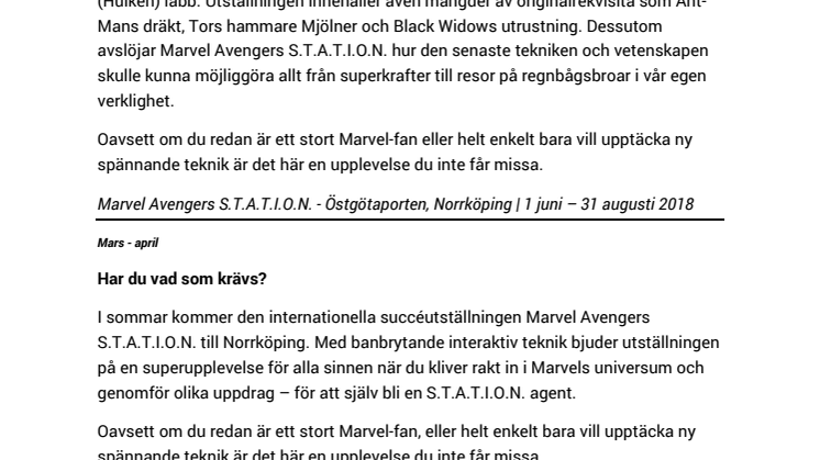 Boilerplates Marvels Avengers S.T.A.T.I.O.N.