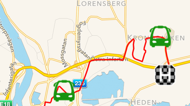Ny app - Var  E Bussen