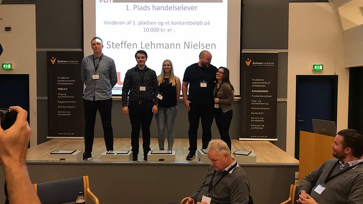 Steffen Lehmann Nielsen fra Bygma Aars vandt FUTs Fagprøvepris 2019 i kategorien Trælast