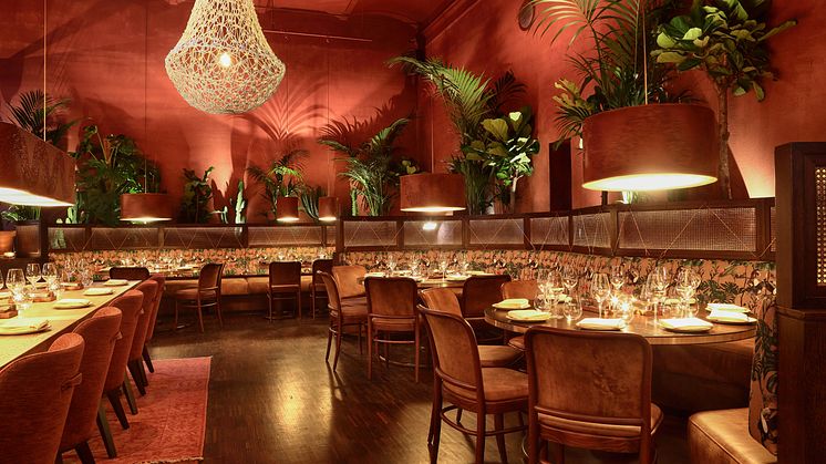 Dining room at Publico, Stockholm, by Stylt Trampoli
