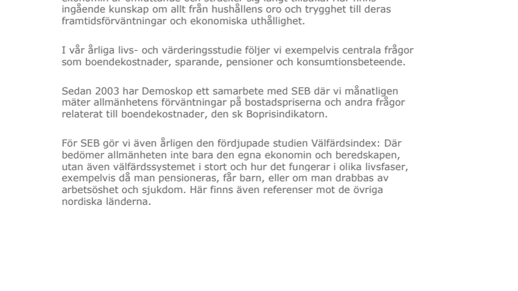 Vår expertis: Privatekonomi