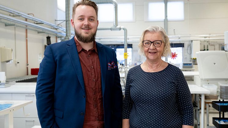 Bitte Ljungström med sonen Filip Ljungström
