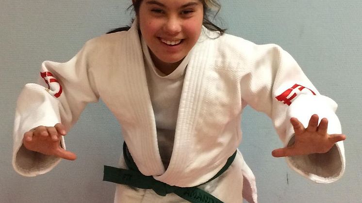 Amanda Orrbo först på Judogymnasiet