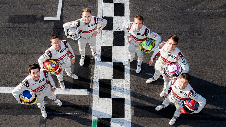 Mike Rockenfeller, Robin Frijns, René Rast, Jamie Green, Nico Müller, Loïc Duval