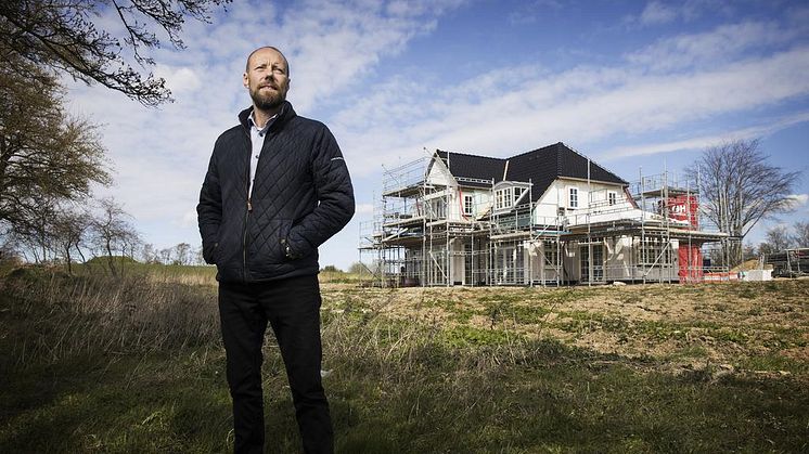 Arkitekt Christian Stochholm fra byggefirmaet Lind & Risør A/S.
