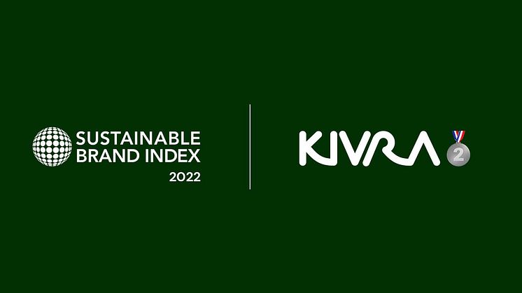 Kivra på andra plats över Sveriges mest hållbara digitala varumärken 🏆