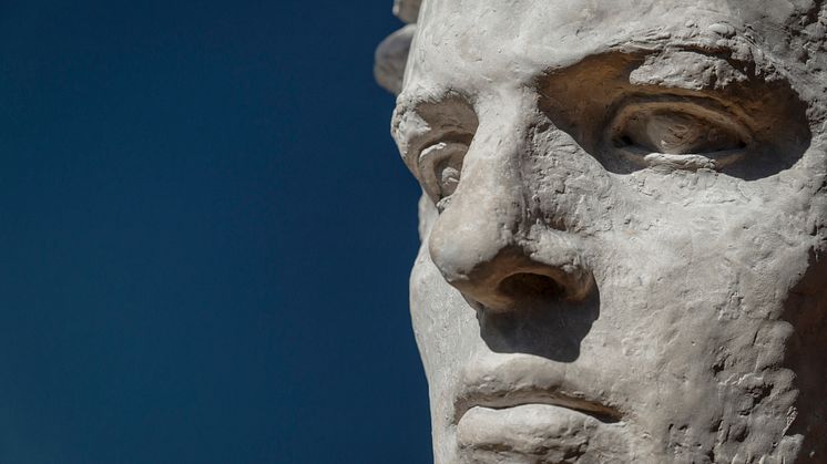 Detalj fra Abel-monumentet av Gustav Vigeland. (4 av 4)  Jubileumsutstillingen Vigelandmuseet 2019