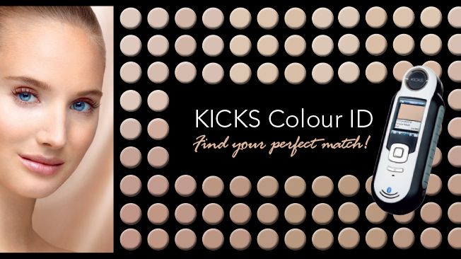 Aldri mer feil foundationnyanse med KICKS Colour ID!