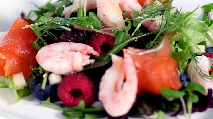 Sommeralat med reker F