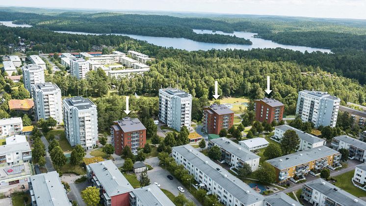 Brf Övre Lövet i Övre Lövgärdet, Angered - 66 nya bostadsrättslägenheter Egnahemsbolaget