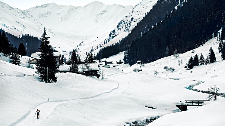 Langlauf im Sertigtal © Andrea Badrutt