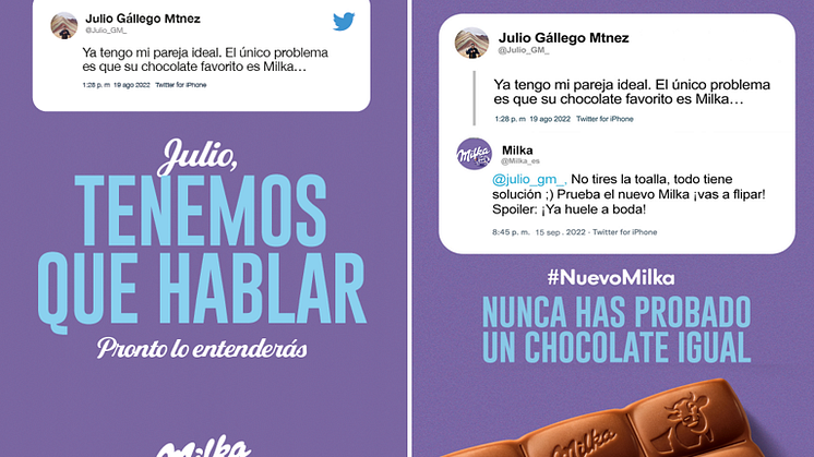 Milka estrena su campaña “Tenemos que hablar” para desvelar su mayor renovación de los últimos 25 años