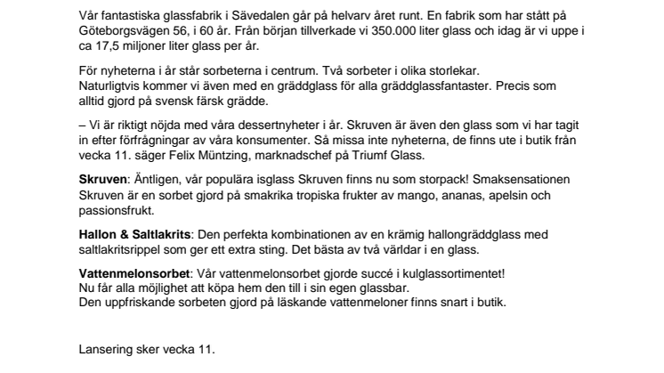 Sorbeten står i centrum