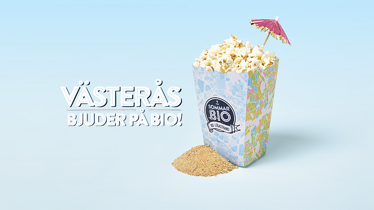 Västerås stad bjuder på sommarbio vid Lögastrand!