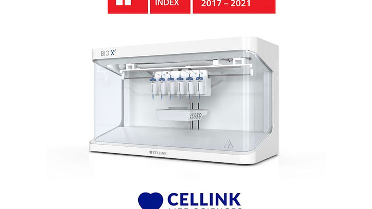 CELLINK vinner prestigefyllda "Gold award" för BIO X6 samt två utmärkelser inom "design excellence" för C.WASH och UP.SIGHT på iF Design Awards 2021