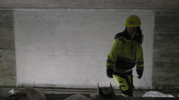 Mätningar inne i bron