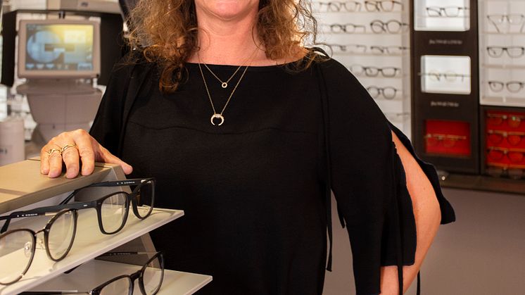 Gitte Sørensen, optisk ansvarlig hos Profil Optik.