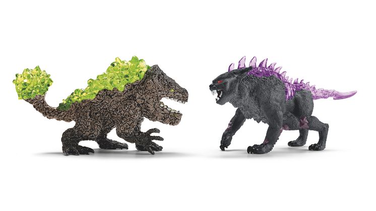 70827_Eldrador Creatures_Shadow Lynx vs. Rock Crusher (c) schleich® 