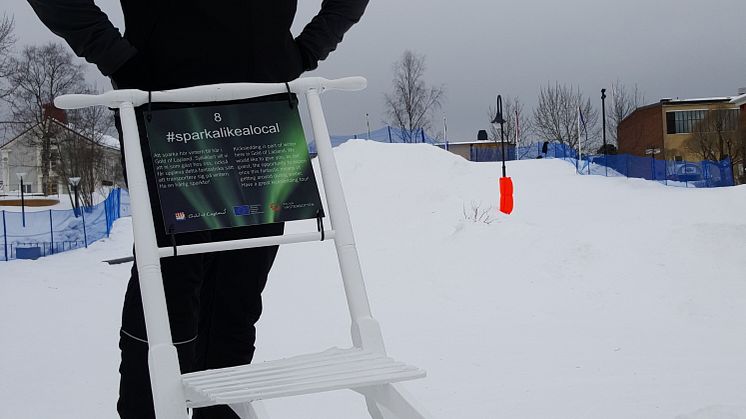 I Malå och Lycksele kan turisterna "sparka"