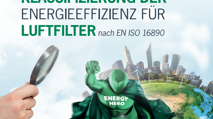 Klassifizierung der Energieeffizienz für Luftfilter nach EN ISO 16890