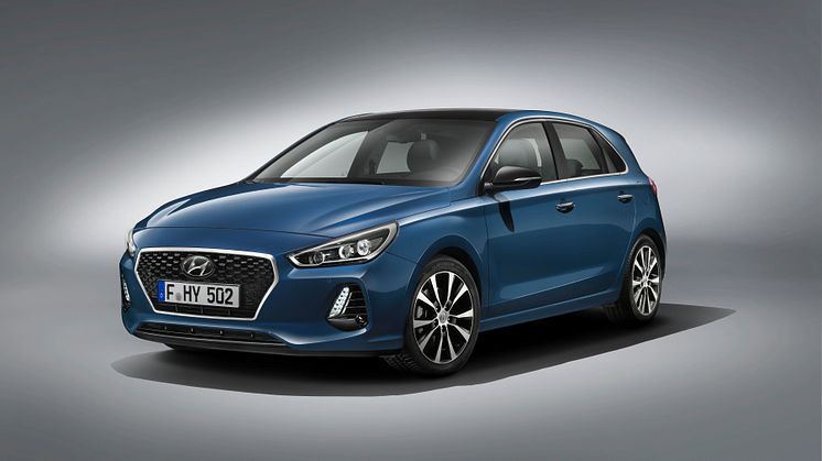 Hyundais nye i30 med cascade-grill