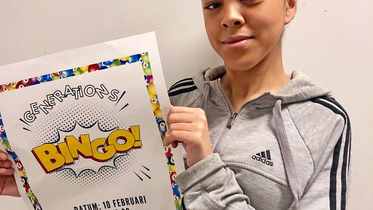 Aya Elfath är initiativtagare till årets generationsbingo i Gamlestaden. 