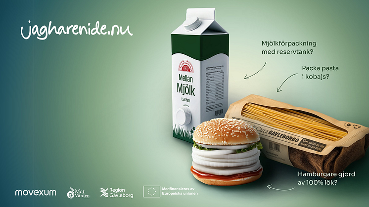 Mjölkpaket med reservtank! ... eller har du en bättre idé? Gävleborgs största idétävling är tillbaka med ny inriktning: vill utveckla livsmedelskedjan! 