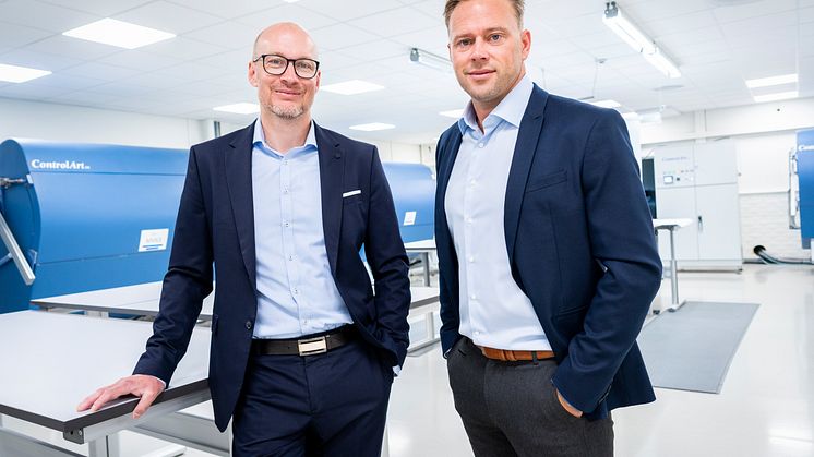 Stefan Gustafsson Ledell, CEO and Joakim Ekström, Technical Sales Manager. Photo: Martin Johansson
